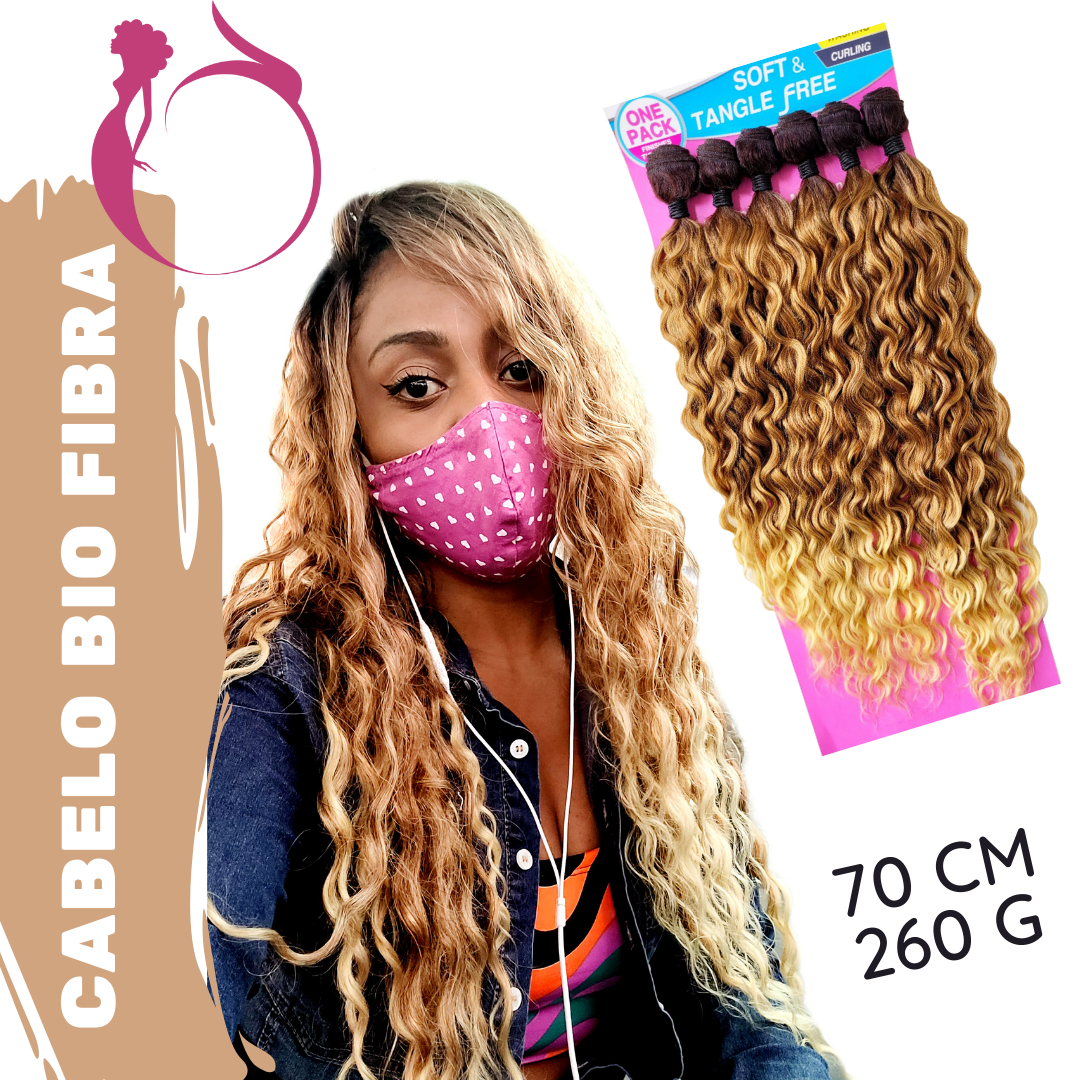 Lindona 70cm - FASHION CLASSIC - Cabelo Cacheado - Bio Fibra/Bio