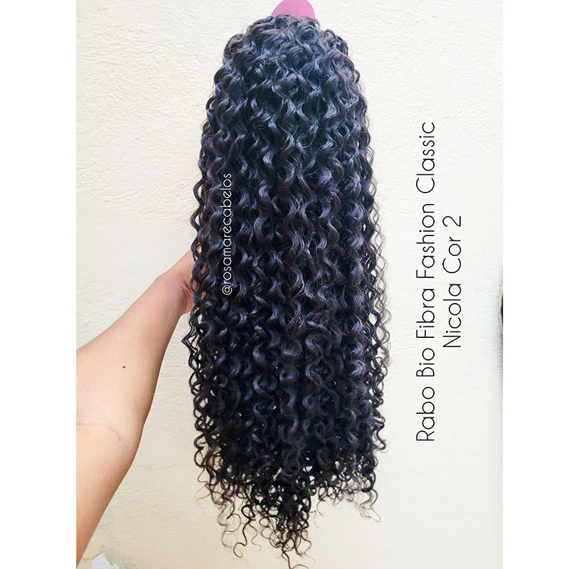 Cabelo Goddess Faux Locs Black Beauty 300g  Reutilizável - Crochet Braids  - Rosa Maré Cabelos